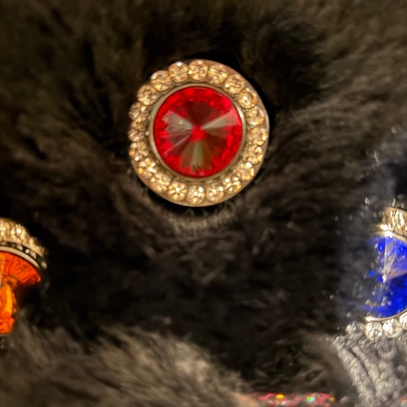 Kurt Geiger London Jewel Faux Fur Kensington Bag - Picture 13 of 14